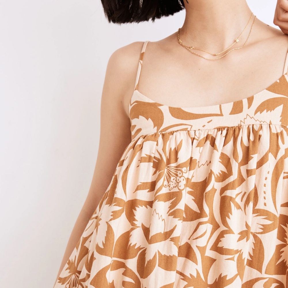 Madwell Linen Blend Midi Dress - Picture 3 of 10